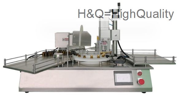 HQ-LFC300理瓶机+灌装+加氮气机组合